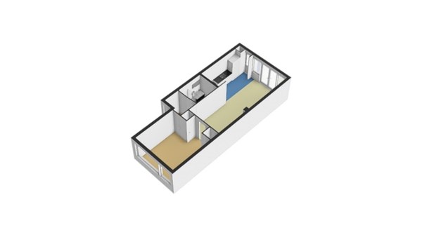 Floorplan - Walchersestraat 58C, 3083 NP Rotterdam